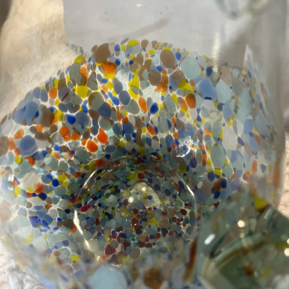 Mexican hand blown glass pitcher. Very Beautiful piece. 64oz - Picture 12 of 14